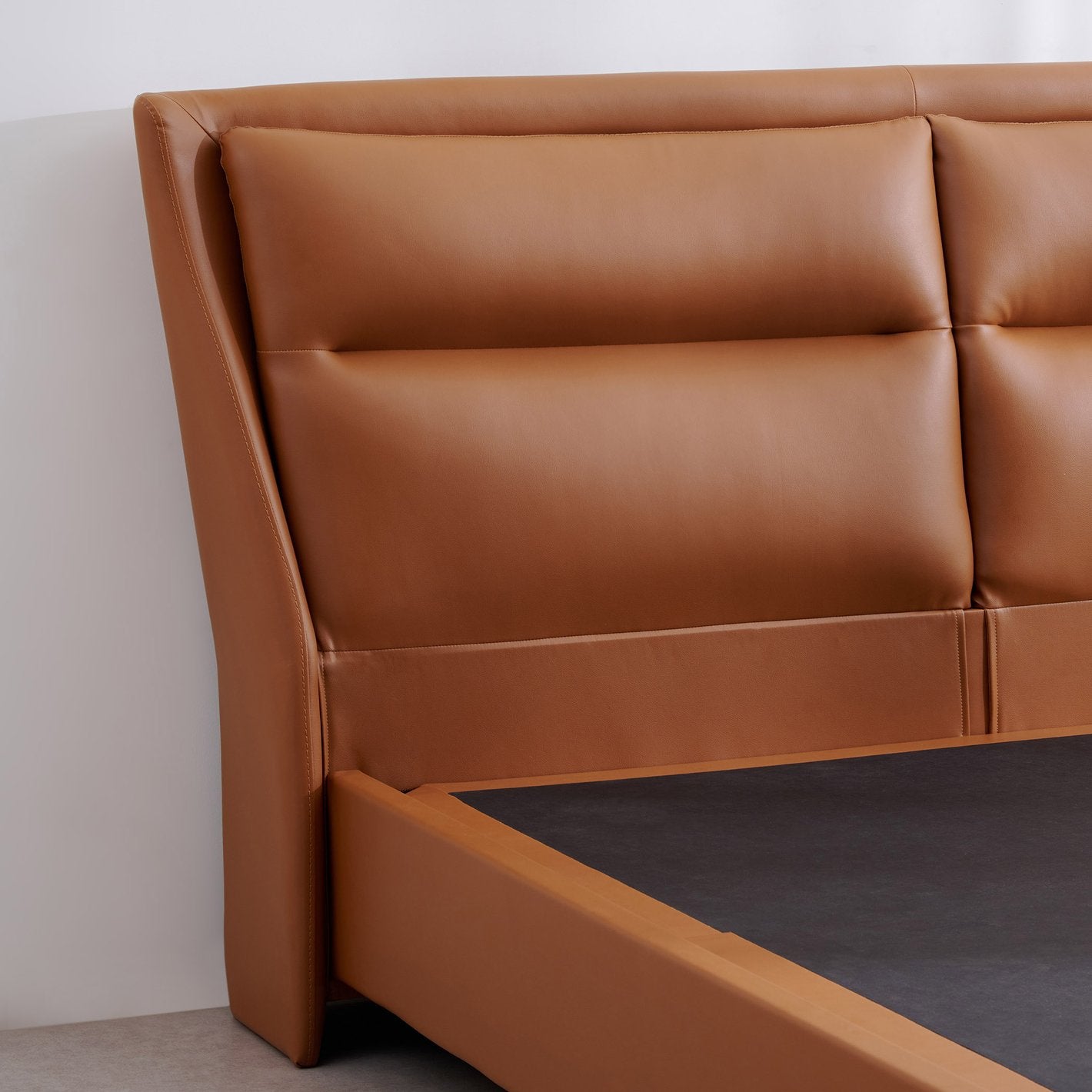 Tiffany Leatherette Bed (without Storage)