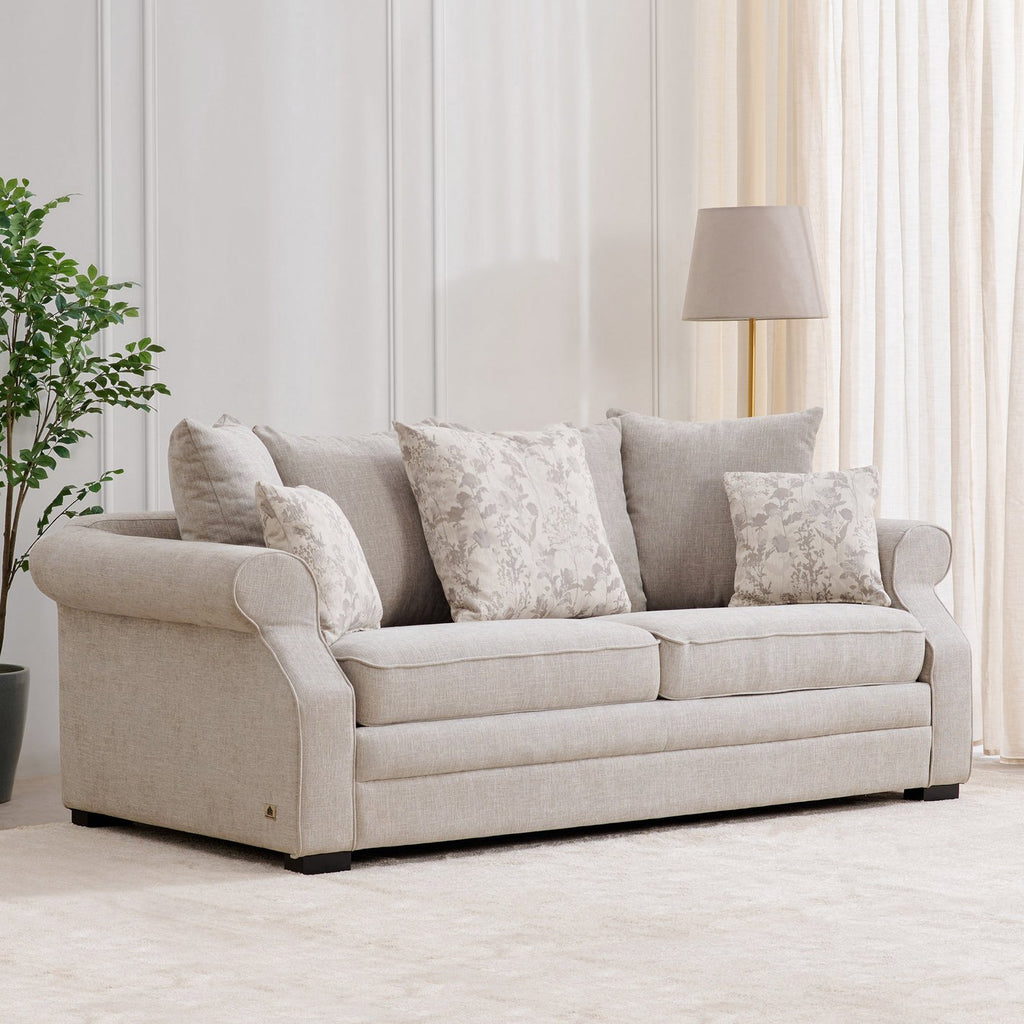 Berlin Fabric 3-Seater Sofa