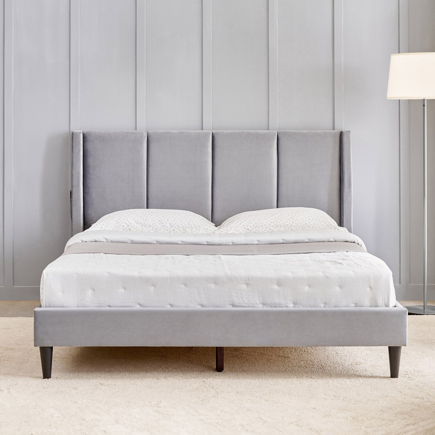 Morocco Upholstered Bed (Without Storage)