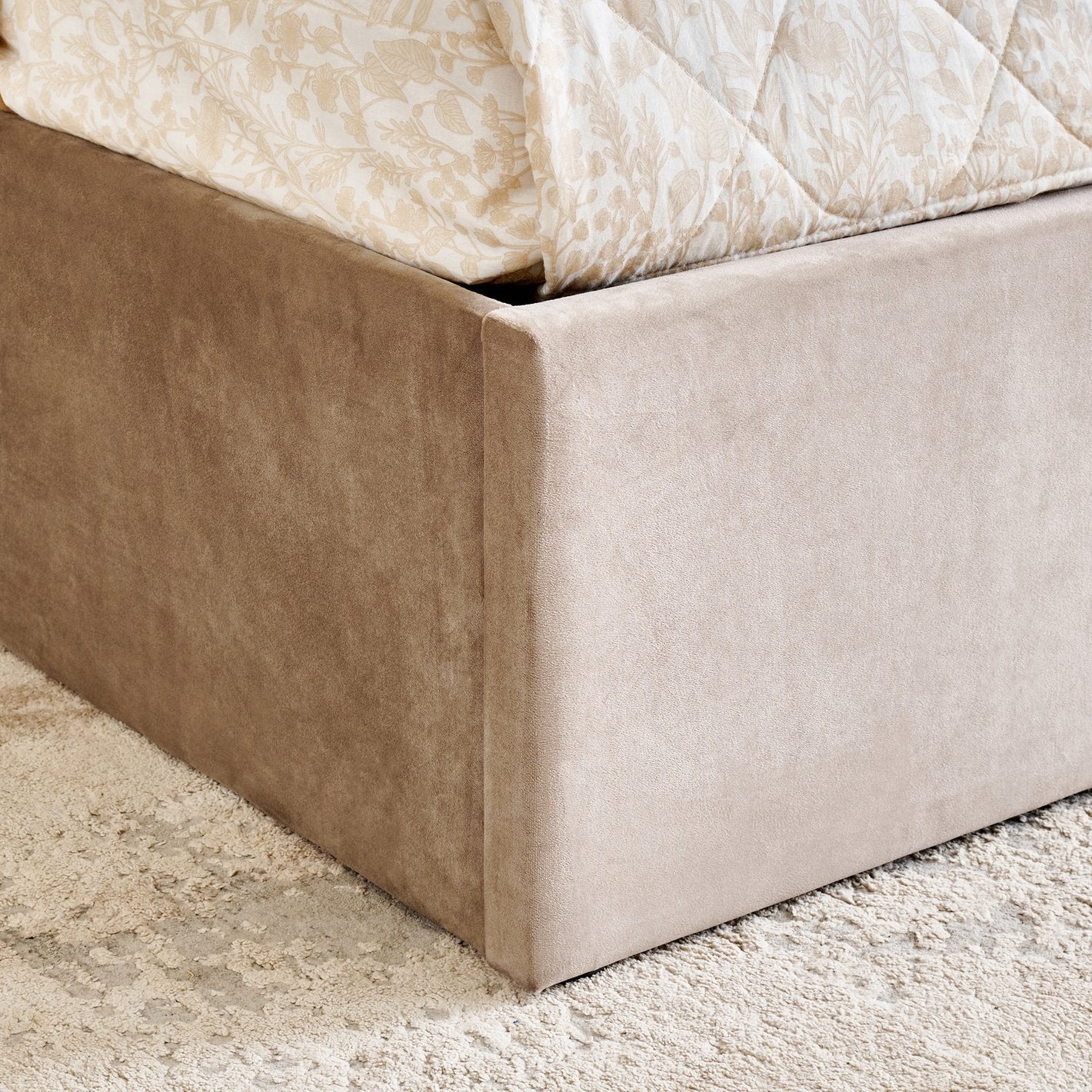 Ibiza Beige Upholstered Bed