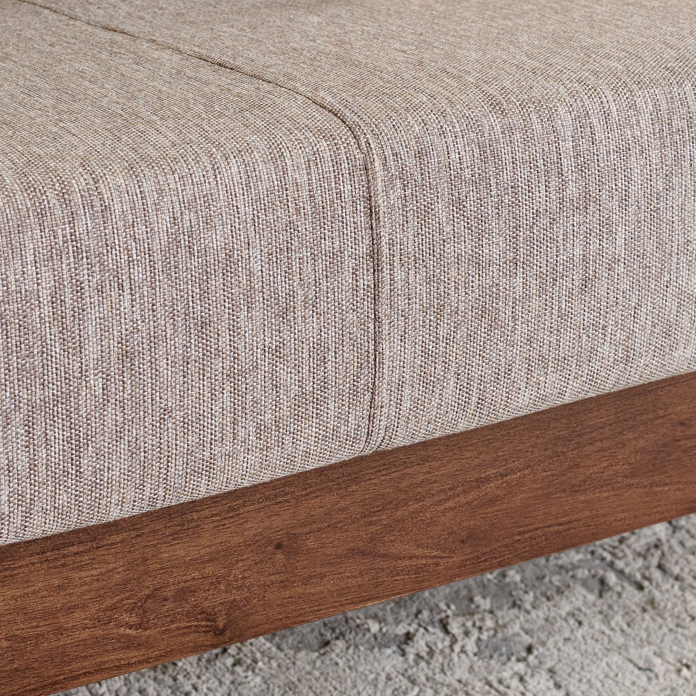 Abraca Wooden Sofa 3 Seater