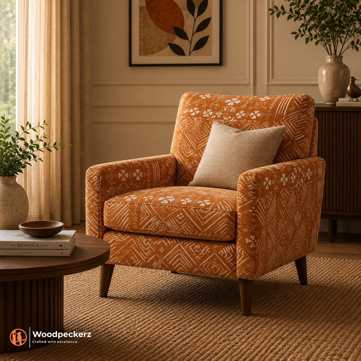 Terracotta Tribe Arm Chair