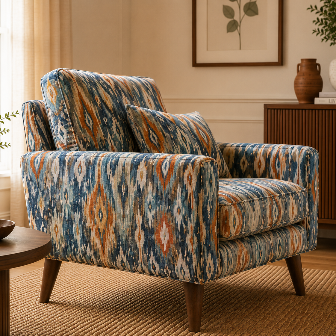 Ikat Horizon Arm Chair