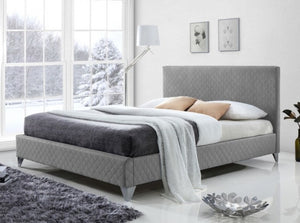 Brooklyn Double Fabric Bed (without storage)