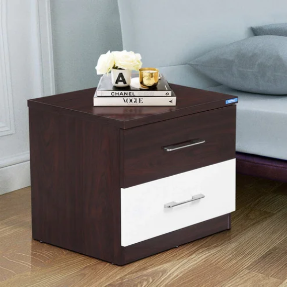 Romeo Bedside Table in Brown Color