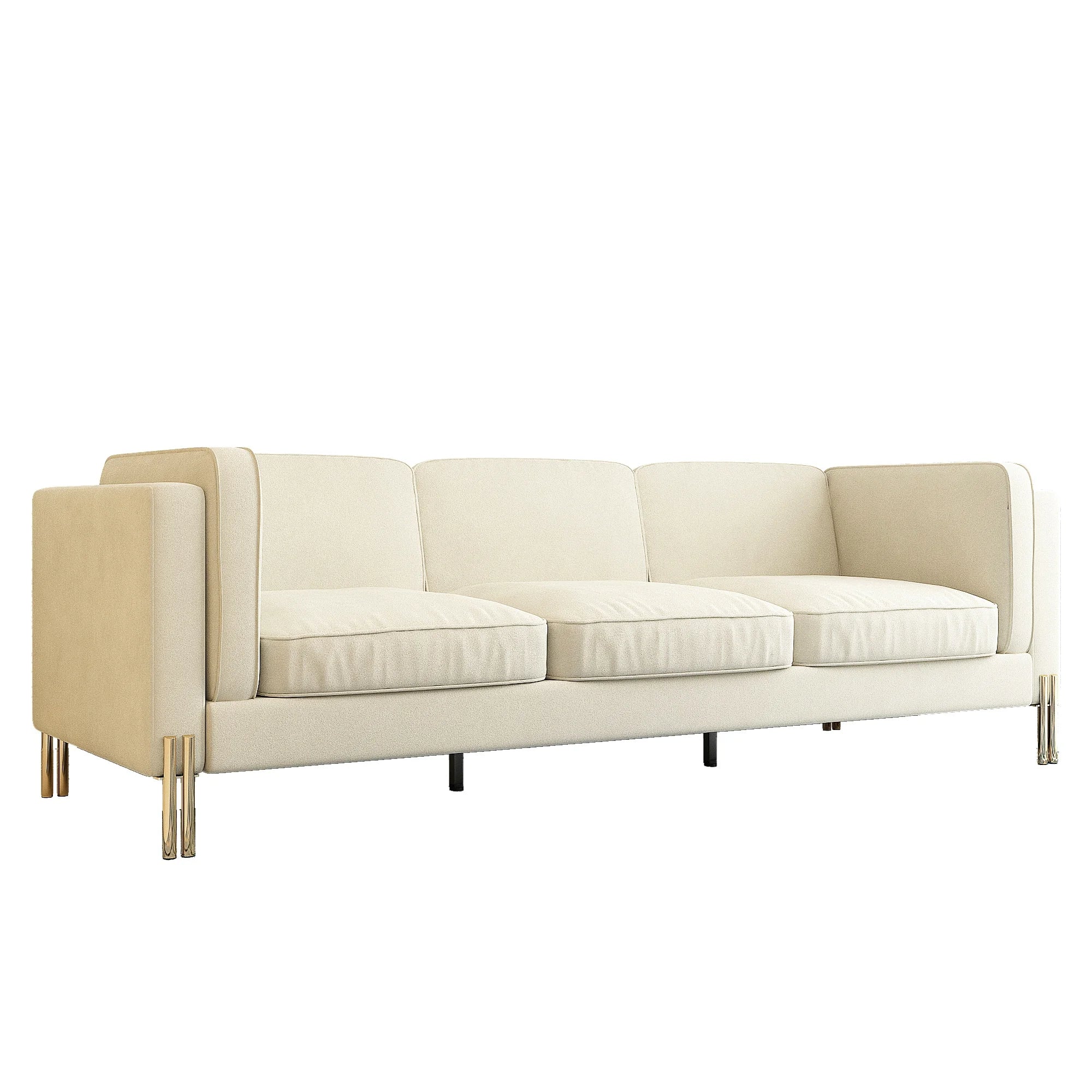 Dianna 3 Seater Metal Legs Sofa Couch