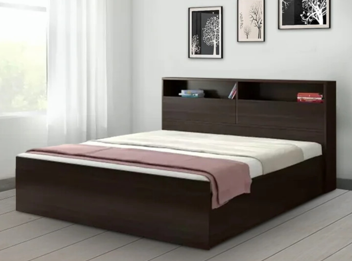 Denver Plywood Double Bed with Storage