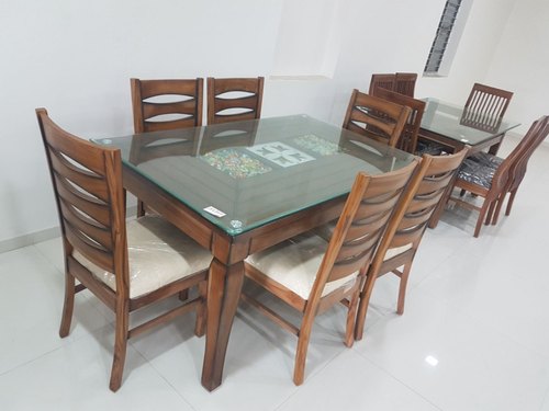 Glass top Dining Set 6 Seater