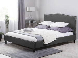 Montpellier Fabric Double Bed Grey