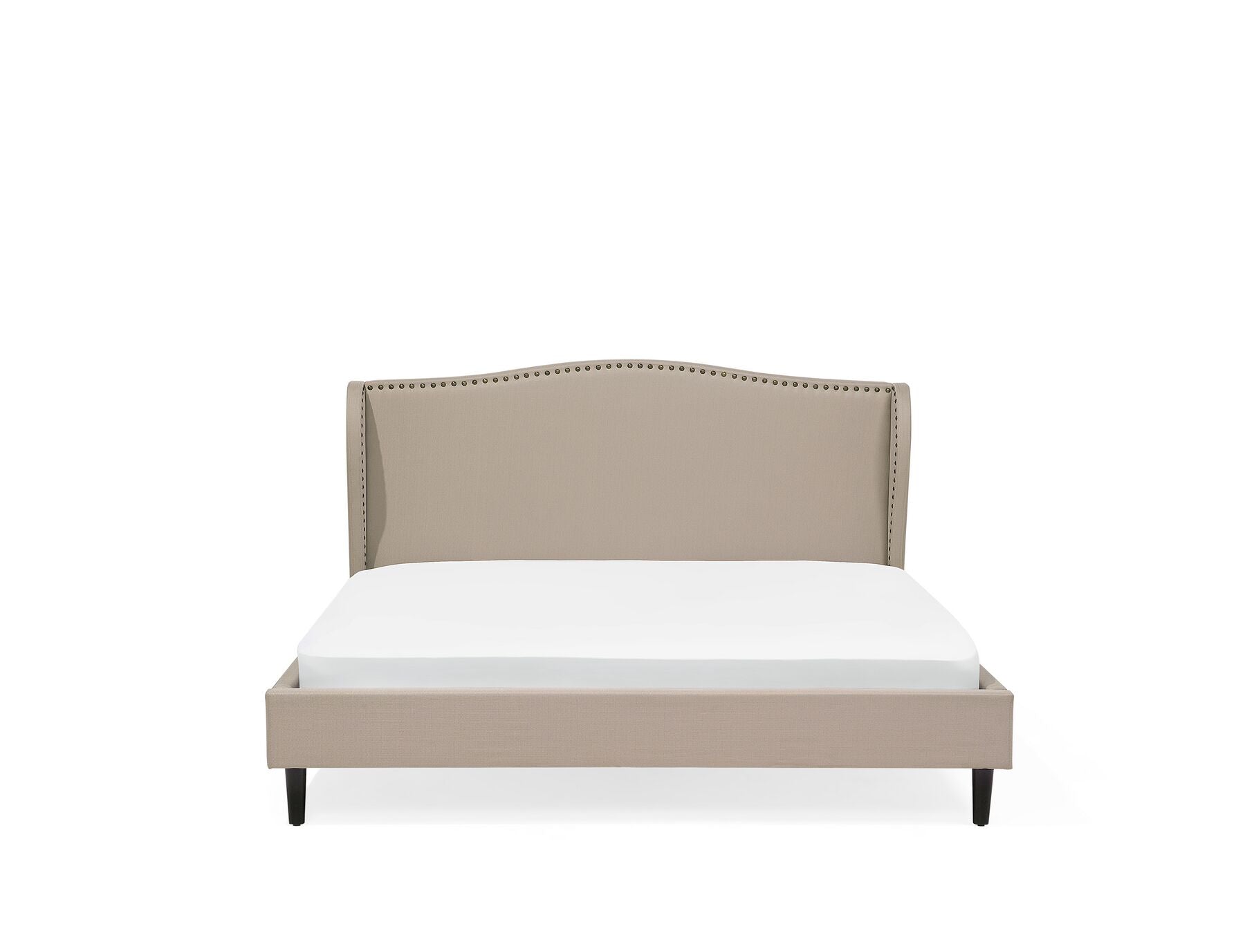 Colmar Upholstered Double Bed Beige