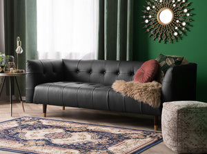 Byske Leatherette Sofa