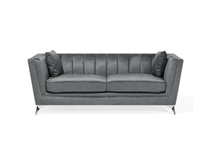 Gaula Fabric Upholstered Sofa (Grey)
