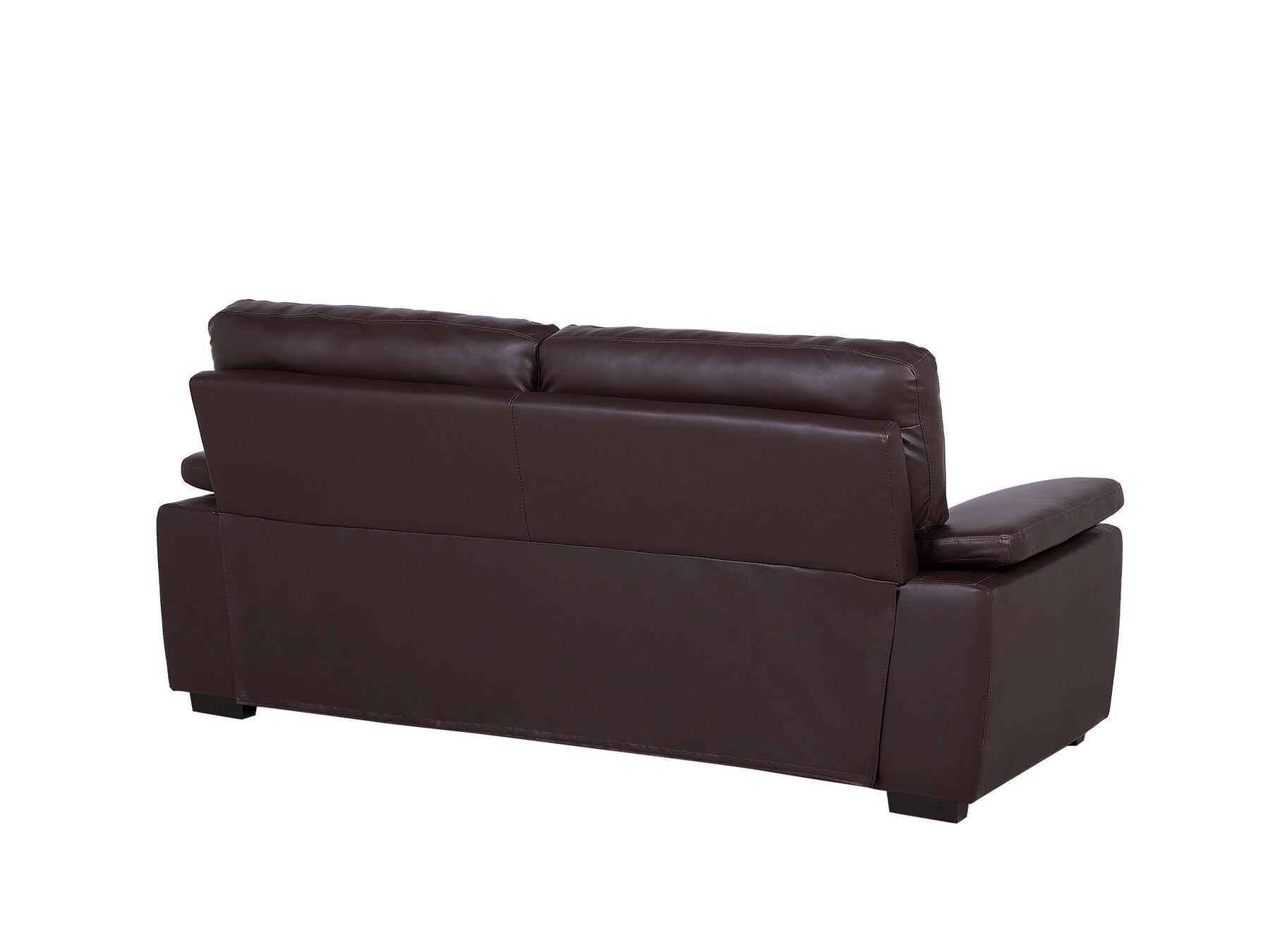 Vogar Leatherette Sofa (Brown)