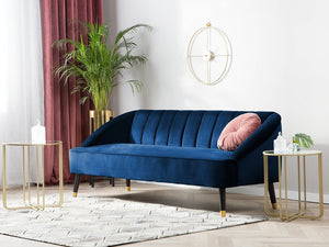 Klara Blue Tufted Sofa