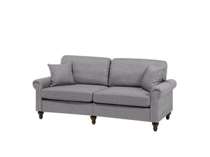 Otra Fabric Sofa Set (Light Grey)