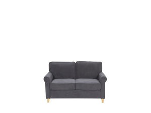 Ronneby Velvet Sofa Set Grey