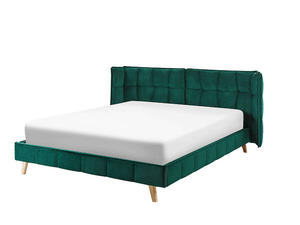 Emerald Upholstered Bed with Foldable Sides