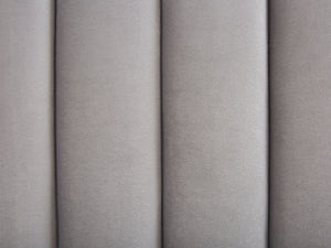 Lunan Velvet Upholstered Bed Grey